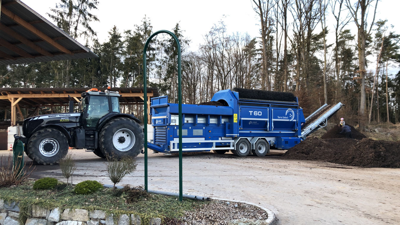 Mobile Siebanlage
