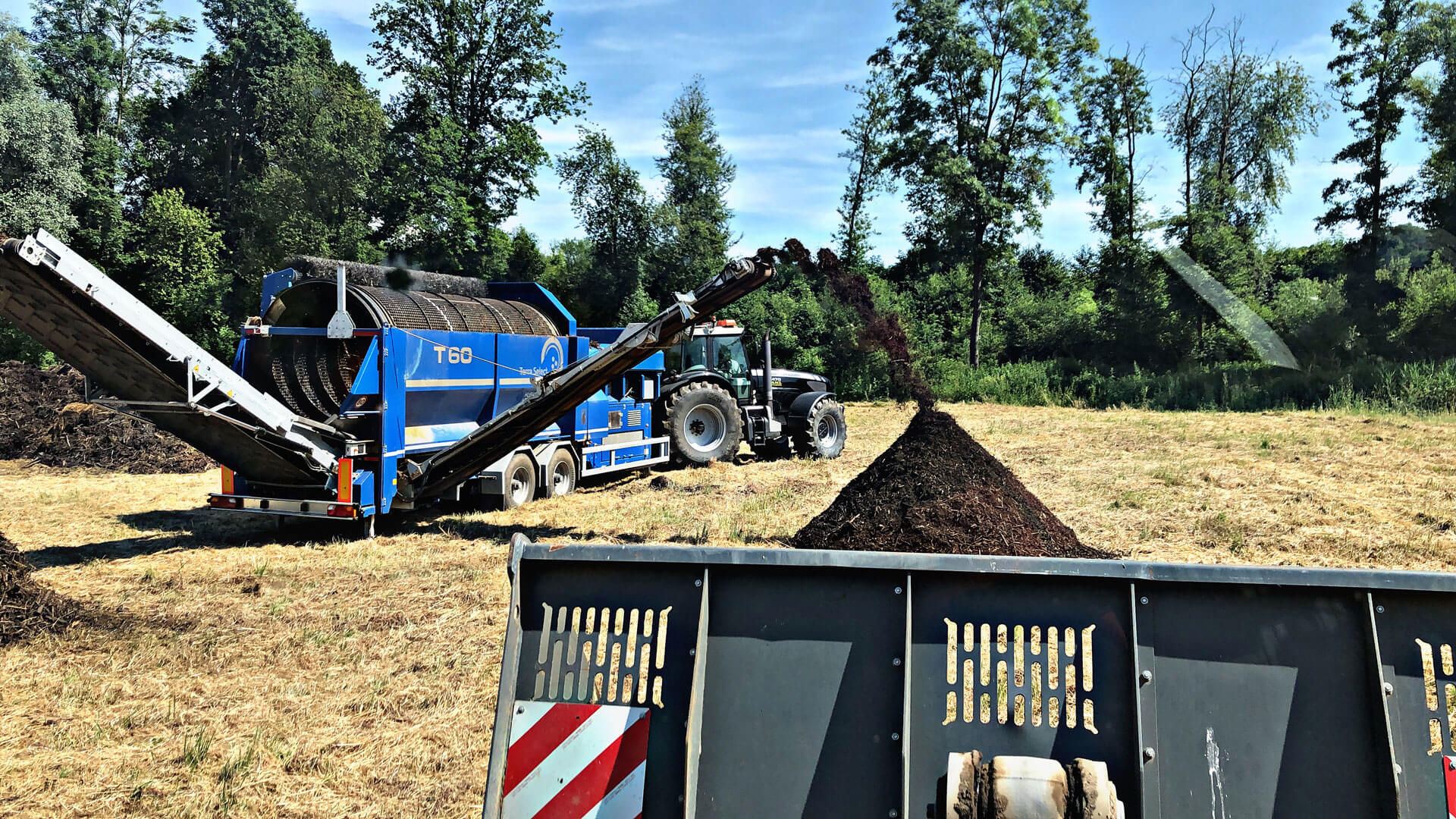 Mobile Siebanlage